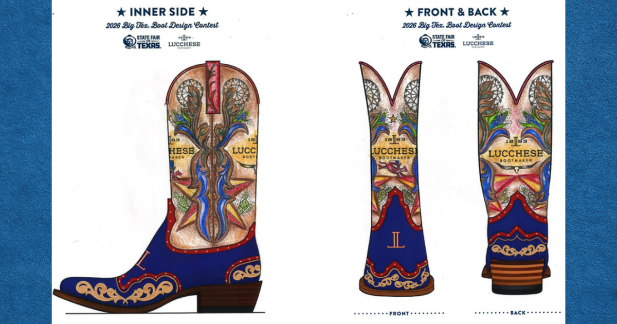 New boots, who dis? Big Tex is getting new footwear this fall after design contest winner announced
