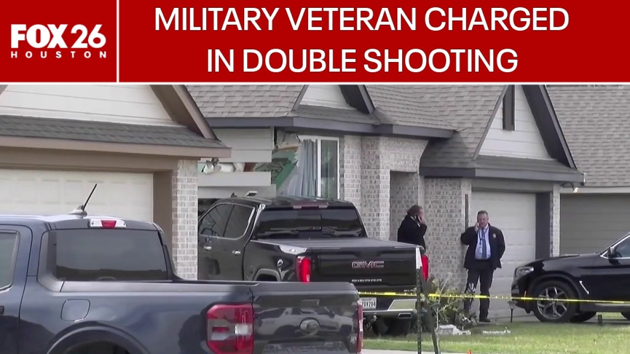 Military veteran charged in deadly double shooting in Conroe