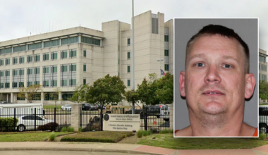 Texas man accused of throwing human bones over FBI Dallas fence on video