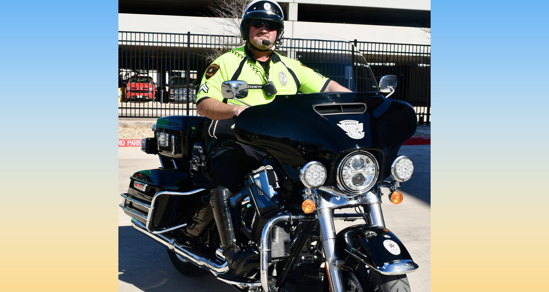 Shallowater native Michael Everette patrols Lubbock on motorcycle, leans on mental toughness during challenges
