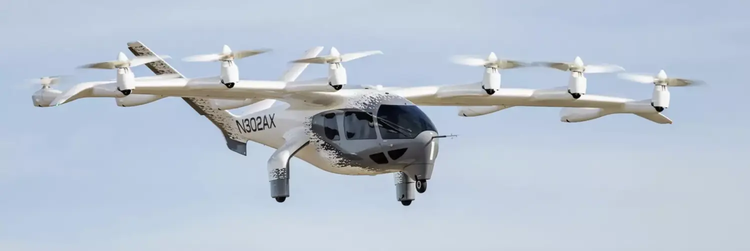 The Midnight aircraft by Archer Aviation is an electric vertical takeoff and landing (eVOTL) aircraft designed for urban air mobility.