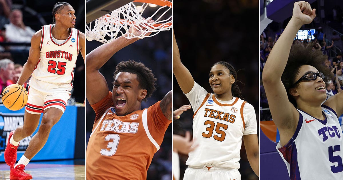 March Madness: 4 Texas teams in Sweet 16