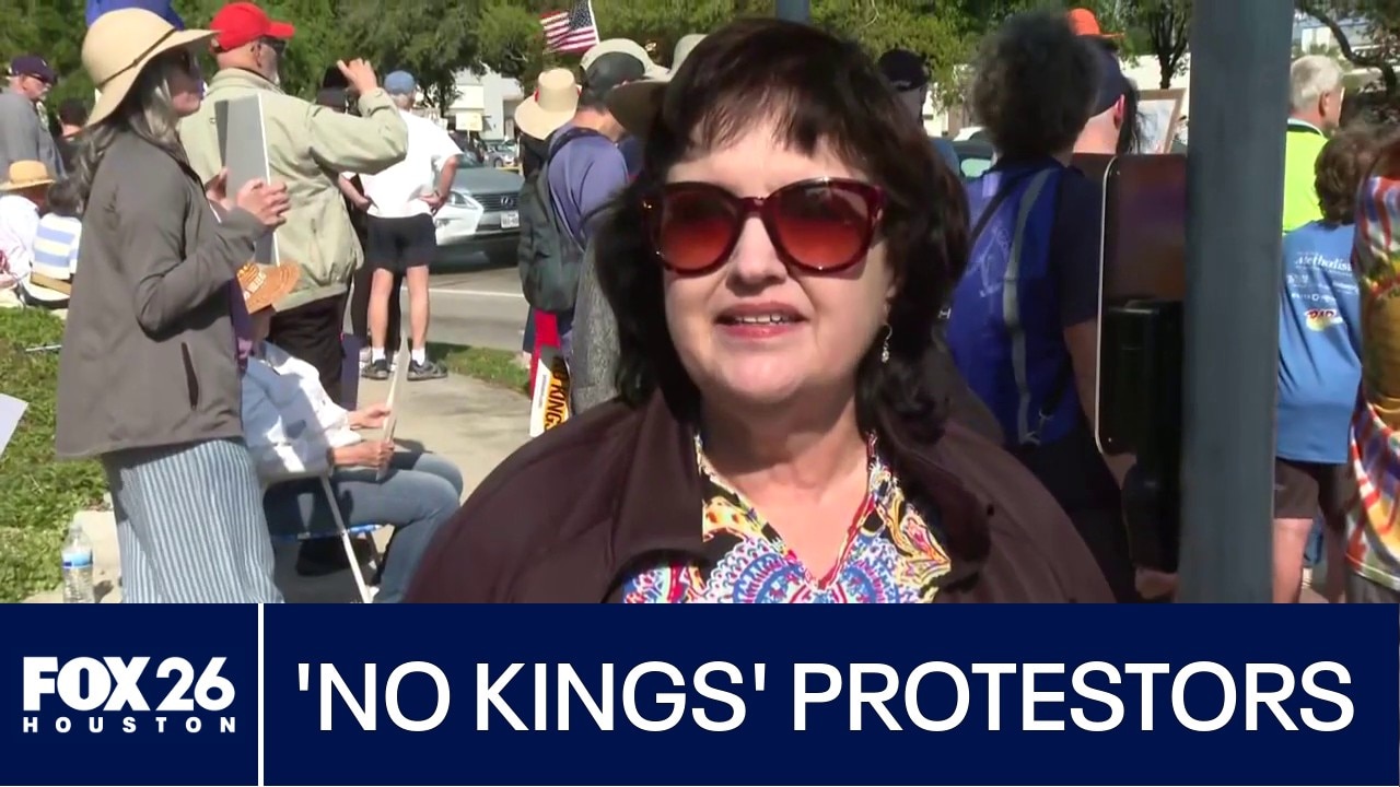 Kingwood 'No Kings' rally: Attendees share why they're protesting