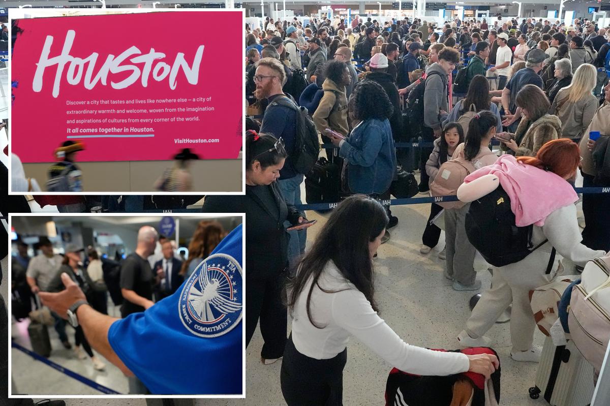 Houston airports are a travel nightmare with nearly 50% of TSA agents calling out -- the worst in the US