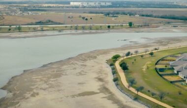 Lake Pflugerville temporary waterline installed; water restrictions remain in place