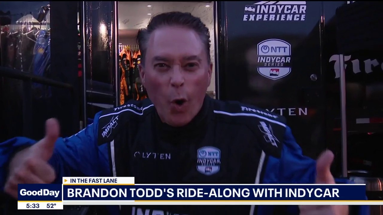 Brandon Todd's ride-along with IndyCar