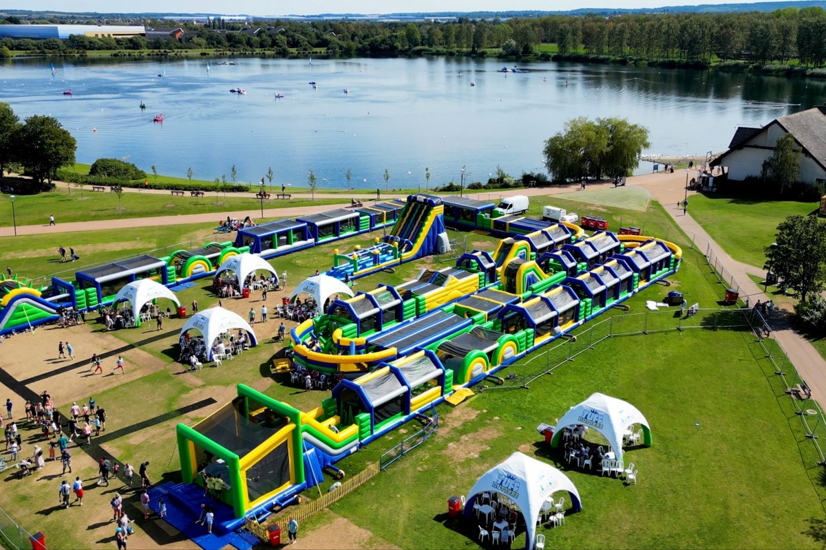 Giant 1,000-Foot Inflatable Obstacle Course Pops Up In Plano - Local Profile