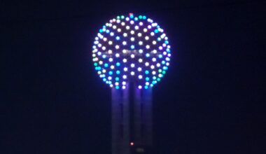 Reunion Tower in Downtown Dallas