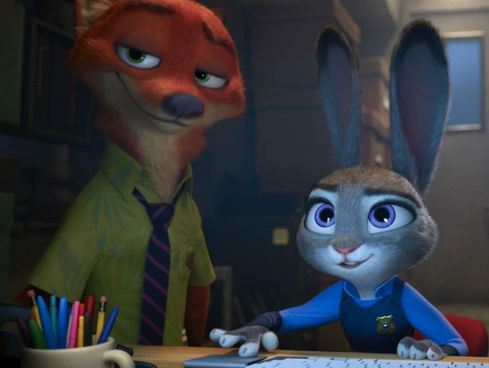 Scene from Zootopia