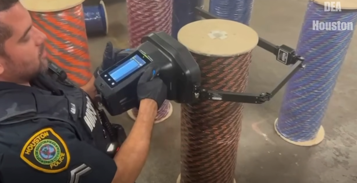Houston DEA seize more than 200 pounds of meth hidden in spools of rope