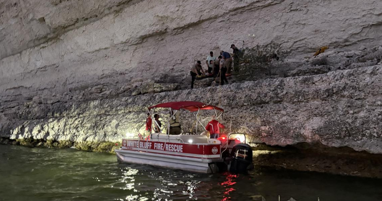 2 injured in Lake Whitney cliff jumping incident, rescued from ledge and airlifted in multi-agency response