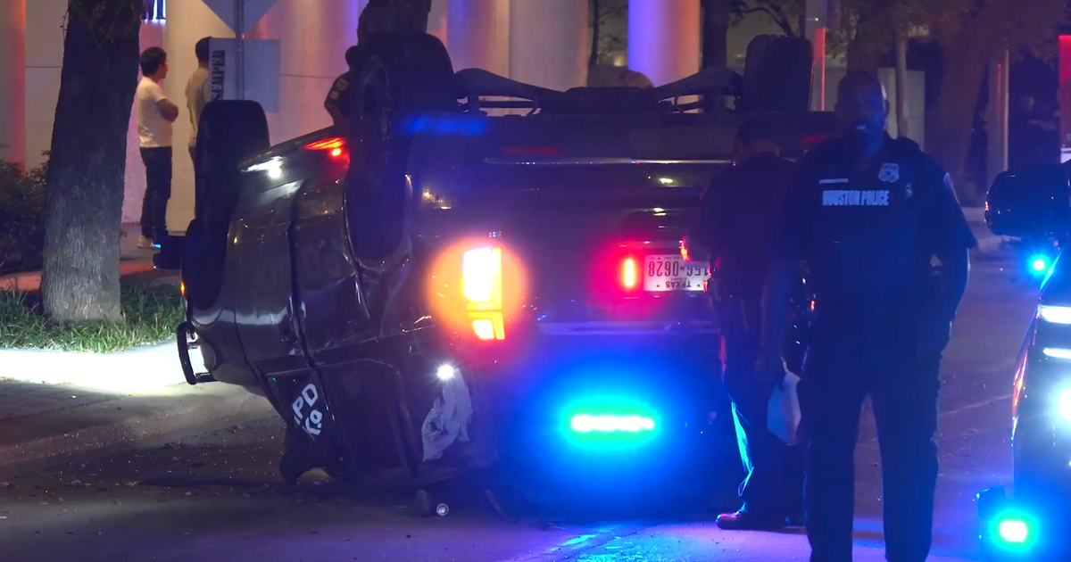 Houston police officer, his K-9 involved in crash downtown