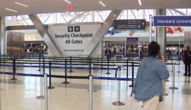 Check the wait times at IAH, Hobby airport today, March 30