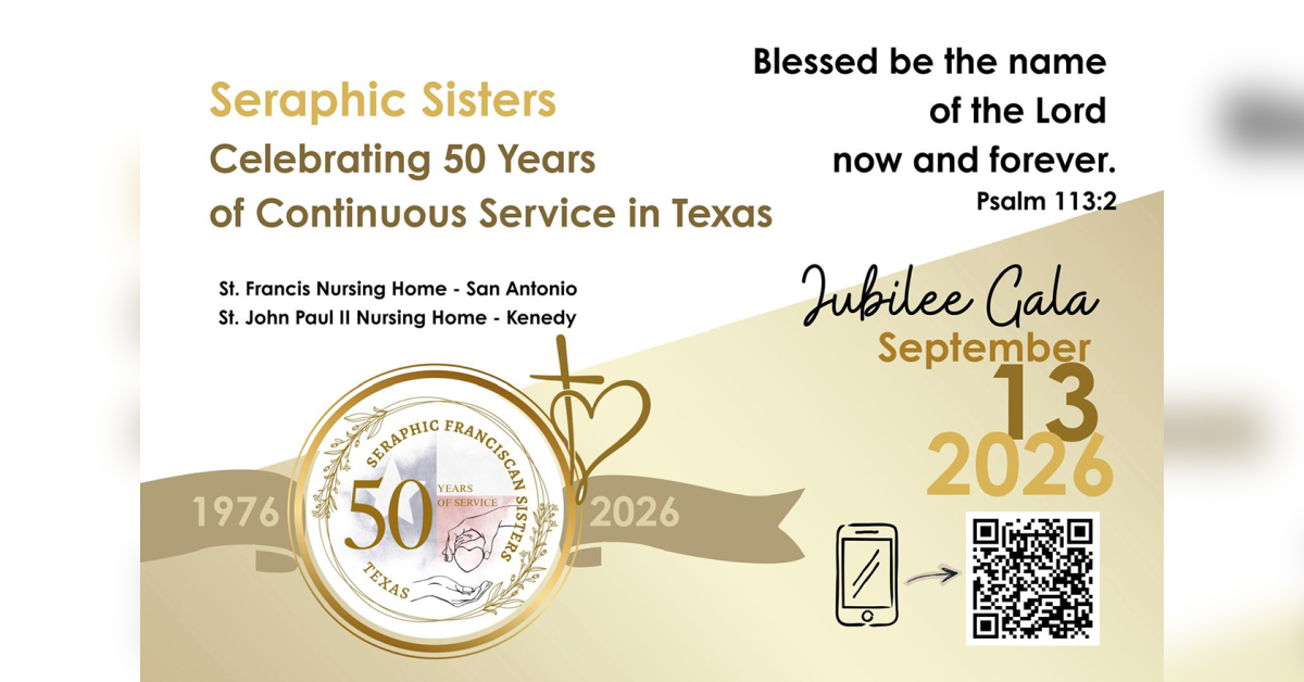 Join in celebrating the 50th Jubilee of the Seraphic Sisters in Texas!