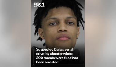 Dallas man arrested in 2024 drive-by shootings where 300 rounds were fired