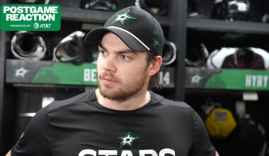 UTA@DAL Postgame: Lian Bichsel | Dallas Stars