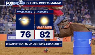 Houston weather: Chilly night ahead for Tuesday, but not as cold