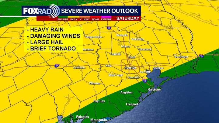Houston weather: Increasing storm chances for the weekend