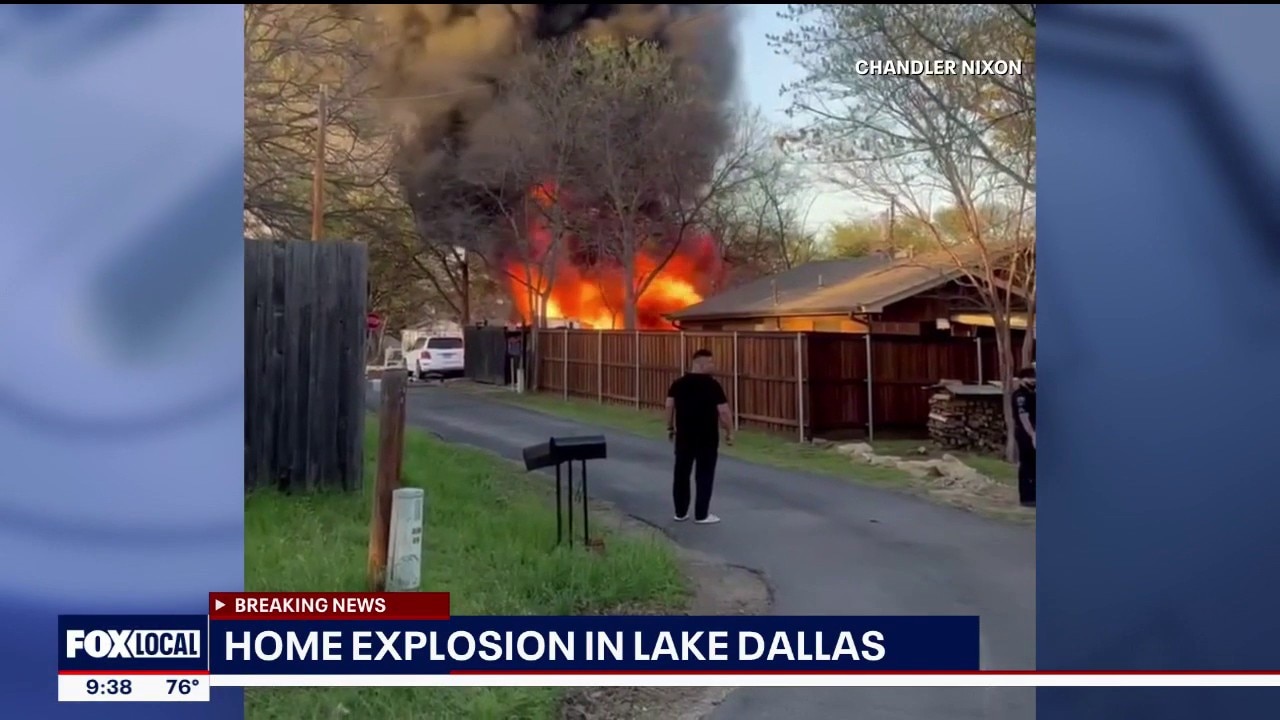 House explosion in Lake Dallas leave at least one injured
