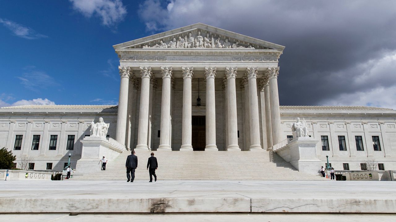 The Supreme Court Building is seen in Washington on March 28, 2017. (AP Photo/J. Scott Applewhite, File)