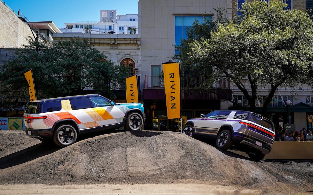 An attendee works at the innovation clubhouse during the SXSW Conference & Festivals on March 16, 2026 in Austin, Texas.
