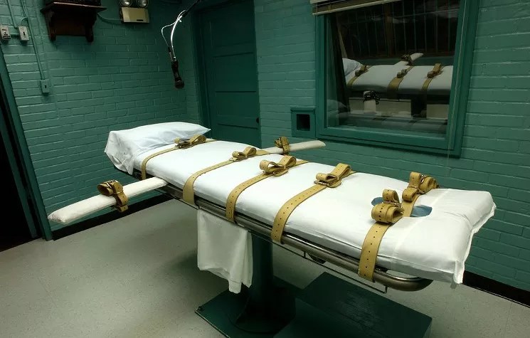 Lethal injection death chamber in Texas