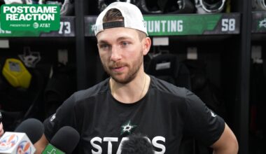 DET@DAL Postgame: Michael Bunting | Dallas Stars