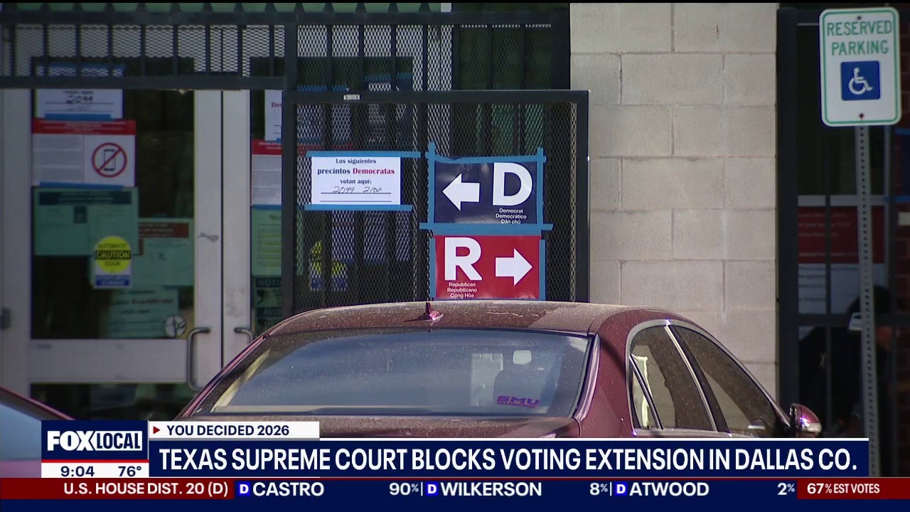Texas Supreme Court blocks Dallas County extended voting hours