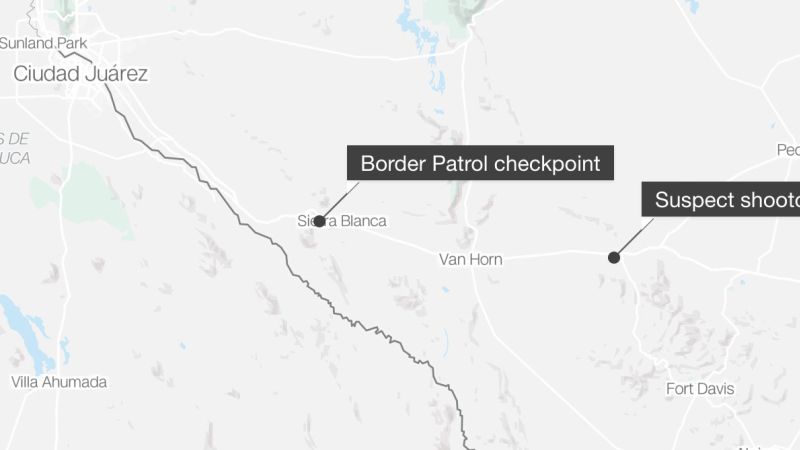 Driver killed after fleeing Texas Border Patrol checkpoint and shooting at officers