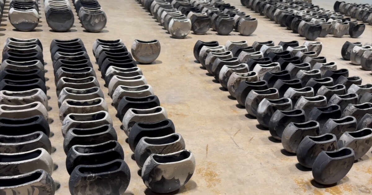 Veteran artist transforms military burn pit trauma into art at TAMUCC exhibition