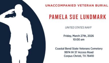 Public invited to attend unaccompanied burial for U.S. Navy veteran