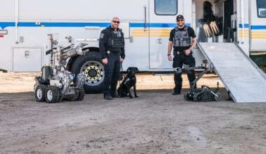 New K9 with the El Paso County Sheriff's Office trained for explosive detection