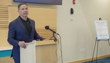 City Manager Peter Zanoni addresses some water concerns in news conference