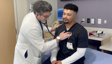 Man with heart disease returns to Driscoll as a nursing tech