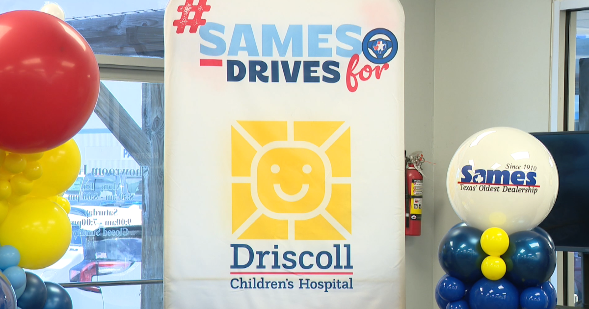 Sames Ford donates to Driscoll Children's Hospital for test drives
