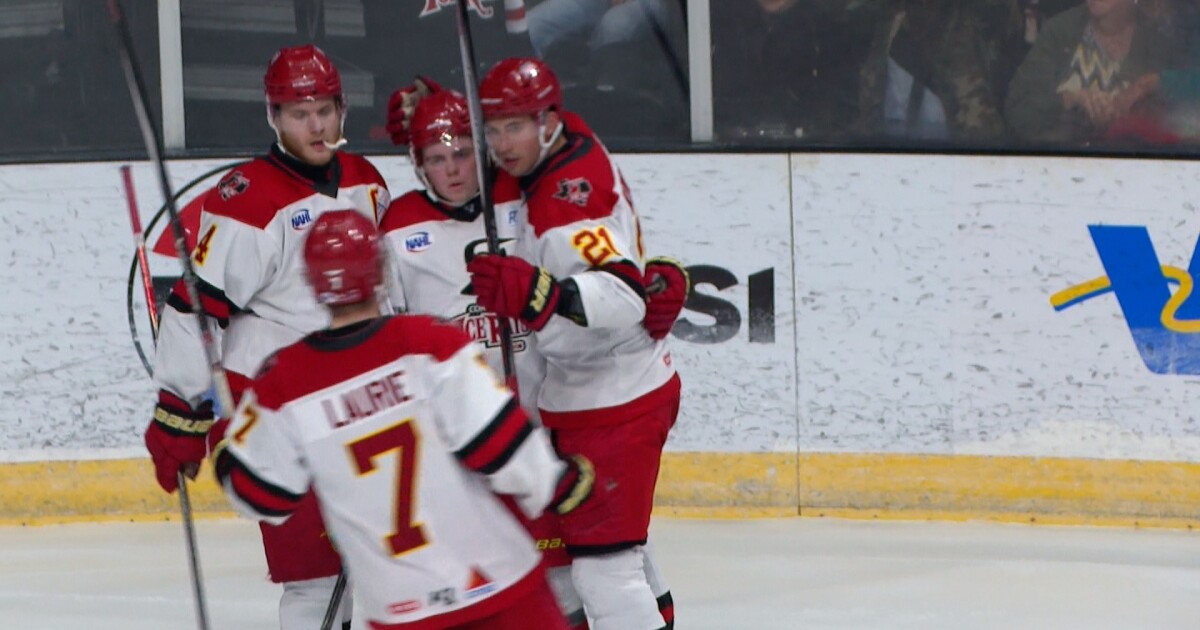 IceRays late comeback falls short 5-2 to Rhinos in NAHL matchup