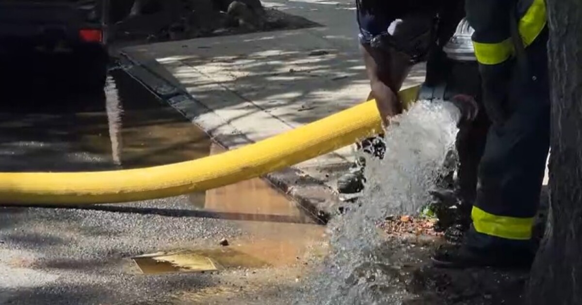 Why hydrants are flowing during restrictions