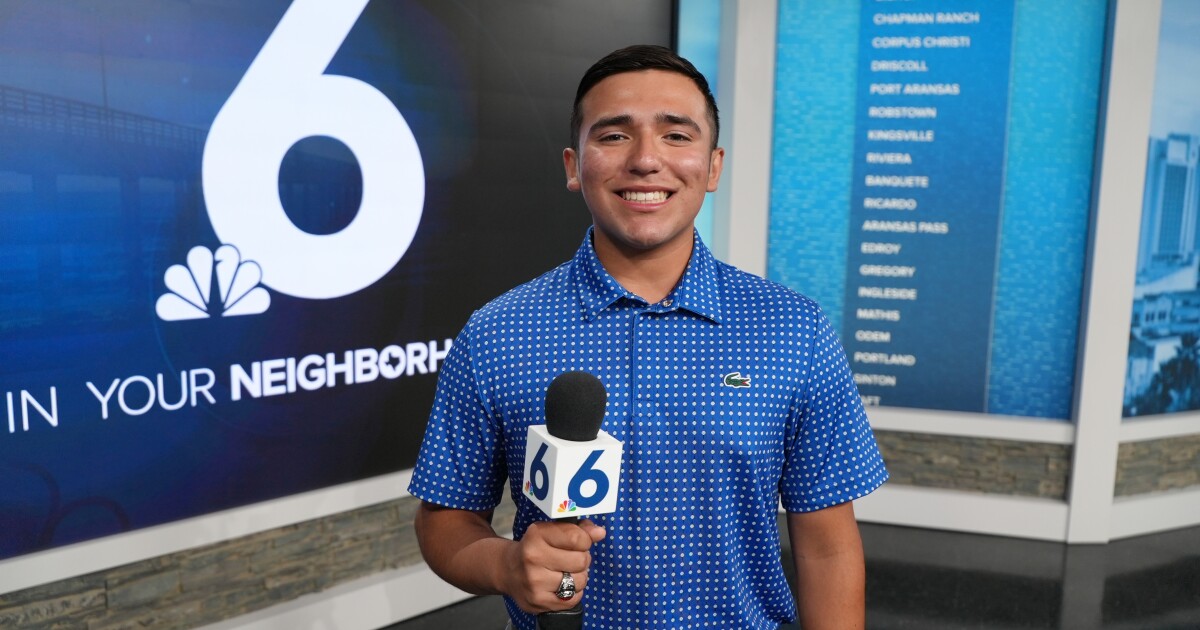 Buc Days Scholar Hinojosa tours KRIS 6, aspires to be a sports journalist