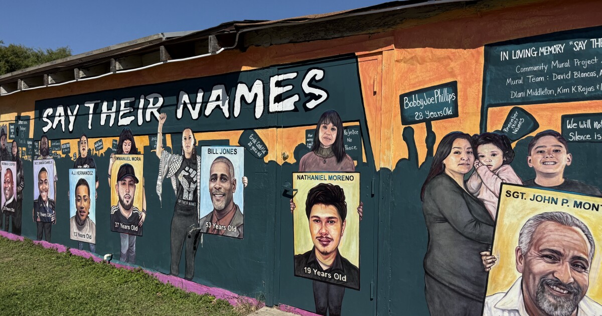 San Antonio’s 'Say Their Names' mural restored two months after vandalism on MLK Day