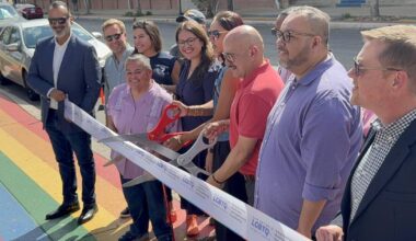 San Antonio officially dedicates rainbow sidewalks in Pride Cultural Heritage District