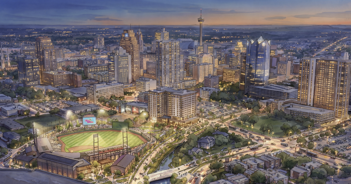 San Antonio Missions release first renderings of upcoming downtown baseball stadium