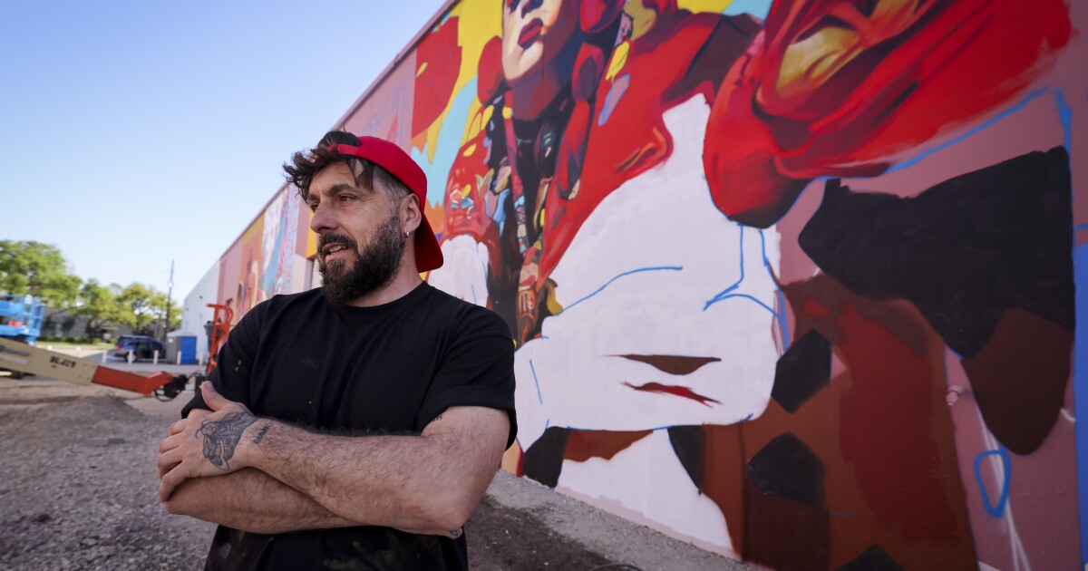 18 new murals debut on a 20,000 square foot concrete in Dallas Design District