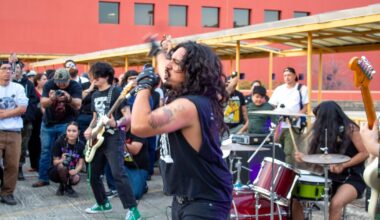 Mosh pit meets San Antonio’s Central Library rooftop at punk show