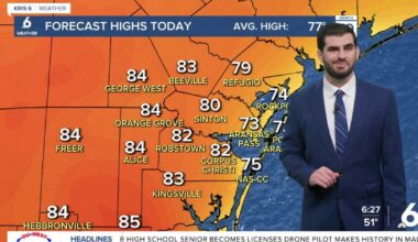 A sunshine filled Thursday on the way with warmer daytime highs into the weekend