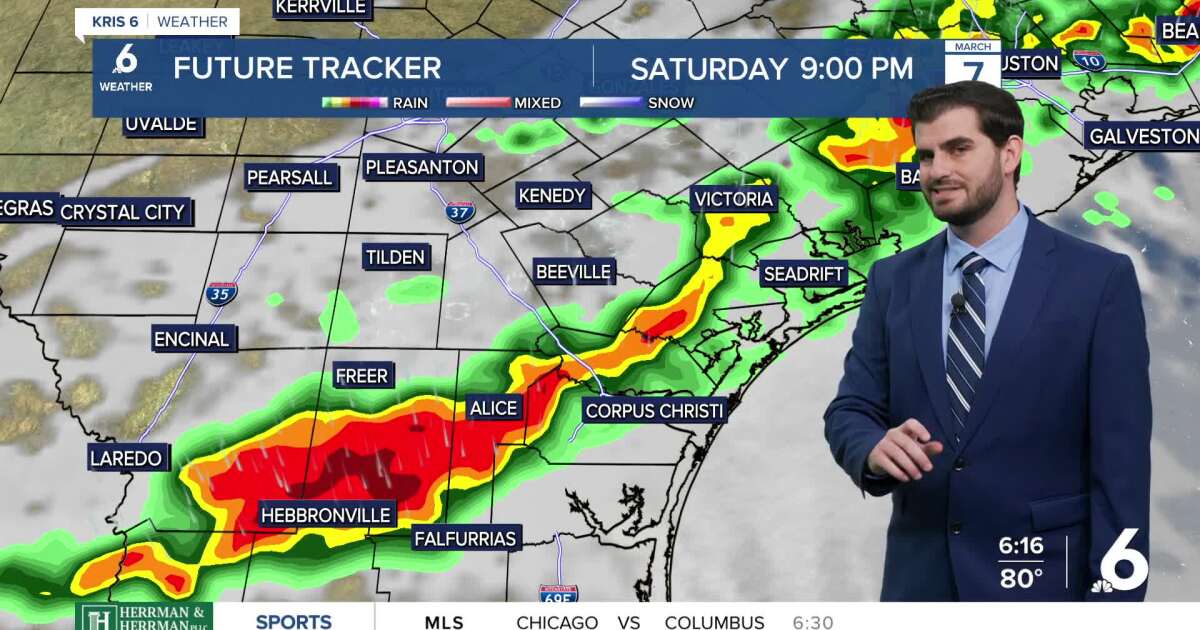 Strong storms are possible tonight, leaving a soggy start to Sunday in its wake