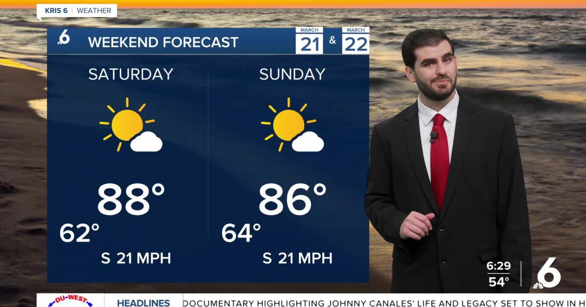 We're on the warmup with plenty of sunshine in store for a pleasant weekend