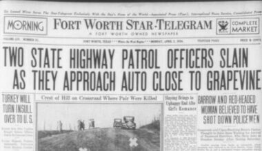 A bloody Easter: Texas troopers slain by Bonnie & Clyde gang