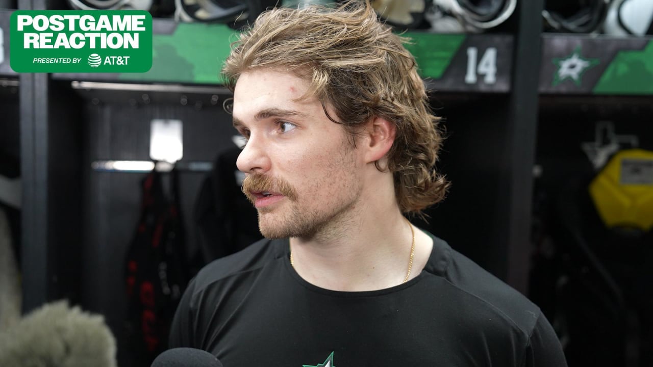 UTA@DAL Postgame: Sam Steel | Dallas Stars
