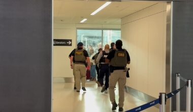 ICE agents seen at Houston's Bush Airport