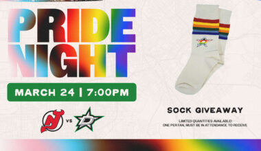 Dallas Stars to host annual Pride Night on Tuesday, March 24 vs. New Jersey Devils